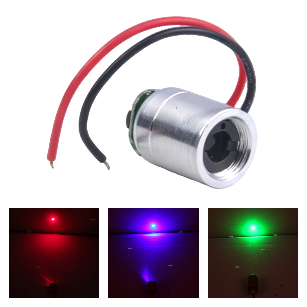 Industrial Green Laser - Φ12x15mm DC 5V Red-100mW Green-50mW Blue-100mW