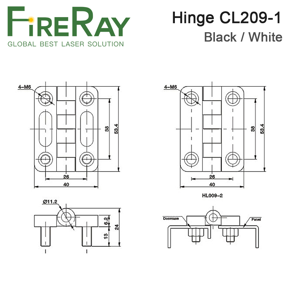 FireRay Hinge Cover Mechanical - Industrial Laser Applications recension och pris