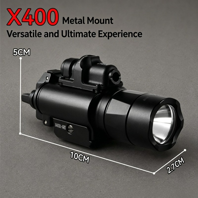 X400U Alloy Tactical Flashligh - Industrial Green Laser recension och pris