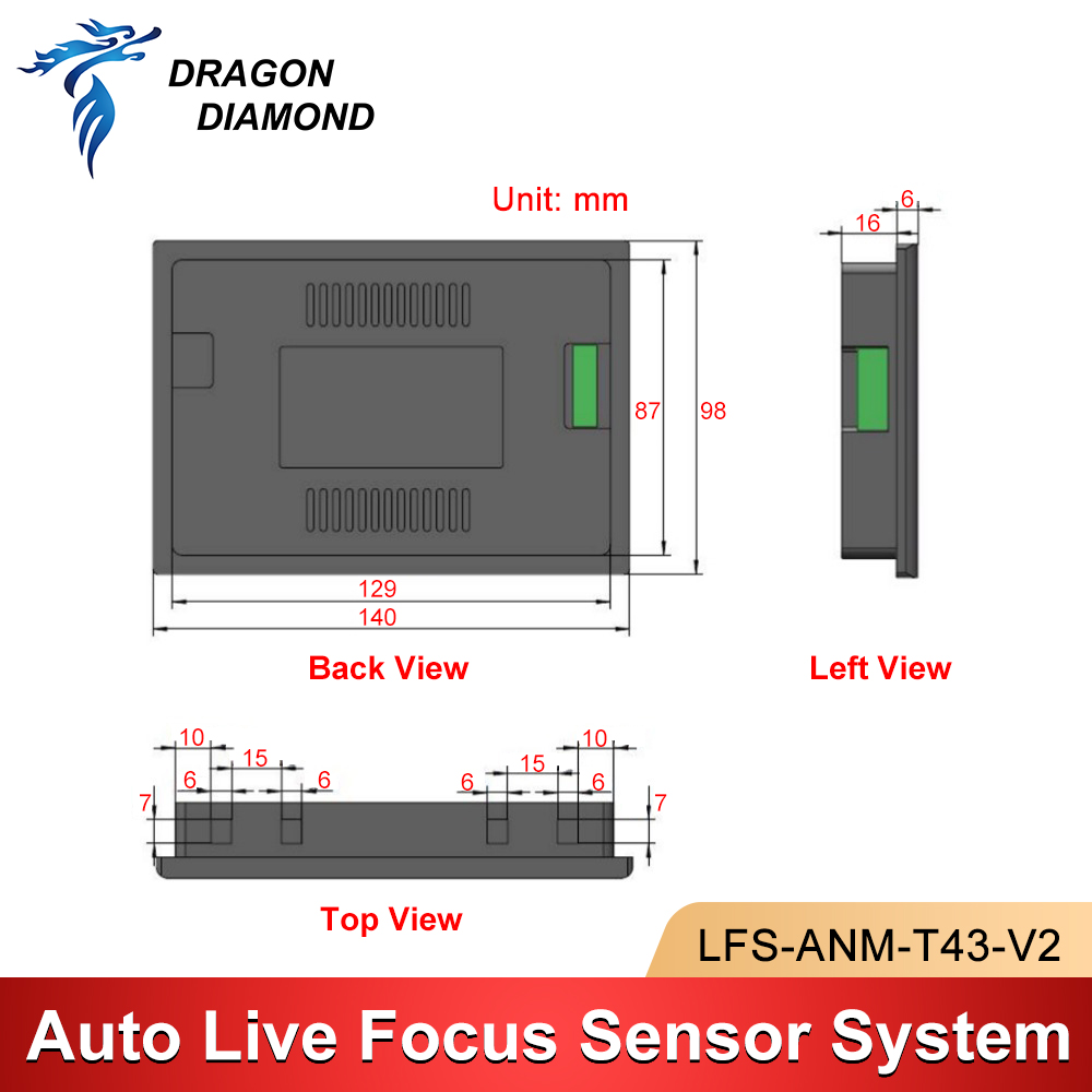 Ruida Auto Live Focus Sensor S - Industrial Laser Applications recension och pris