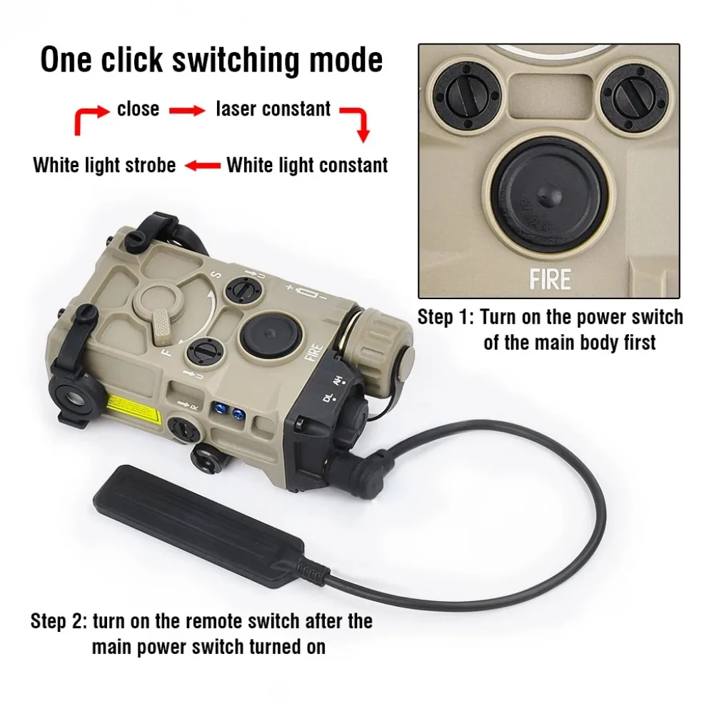 Tactical OGL Nylon Plastic LED - Industrial Green Laser recension och pris
