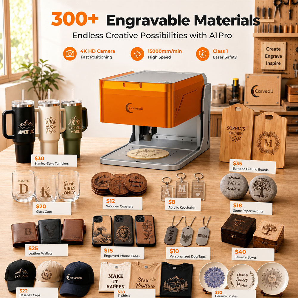 Carverall A1PRO 10W Laser Engr - Industrial Laser Cutting Machine recension och pris